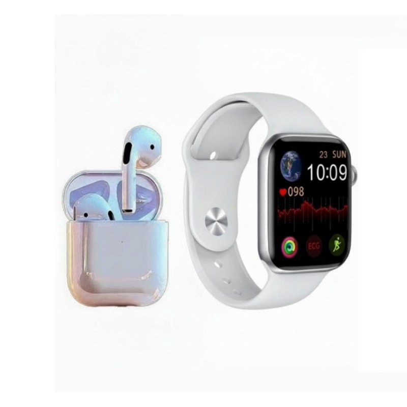 Coffret W26 PRO MAX Montre Connectée + Airpods + Ceinture -Couleur Blanc